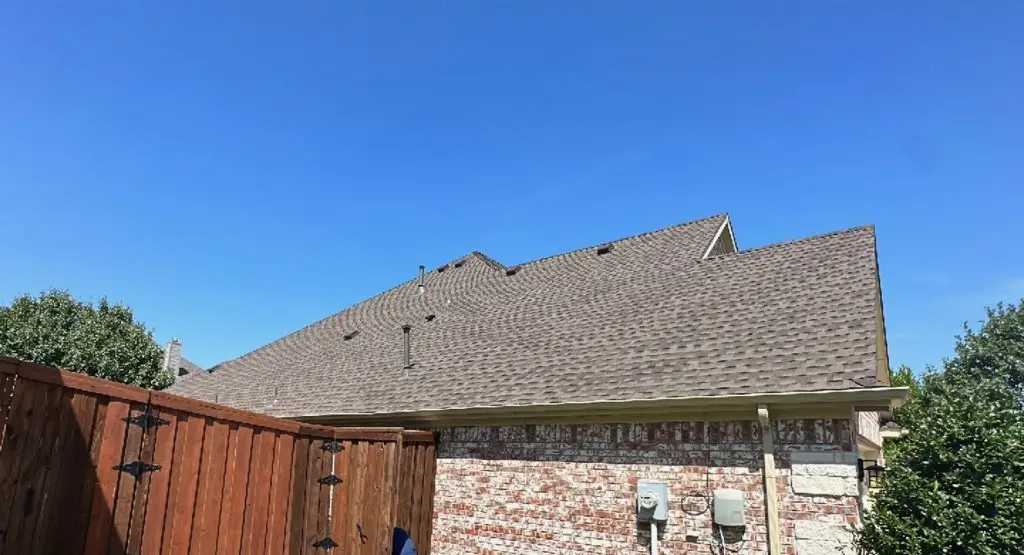 Completed roof replacement project in Ash